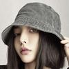 Retro Washed Denim Fisherman Hat Fashionable And Versatile Sunshade Basin Hat