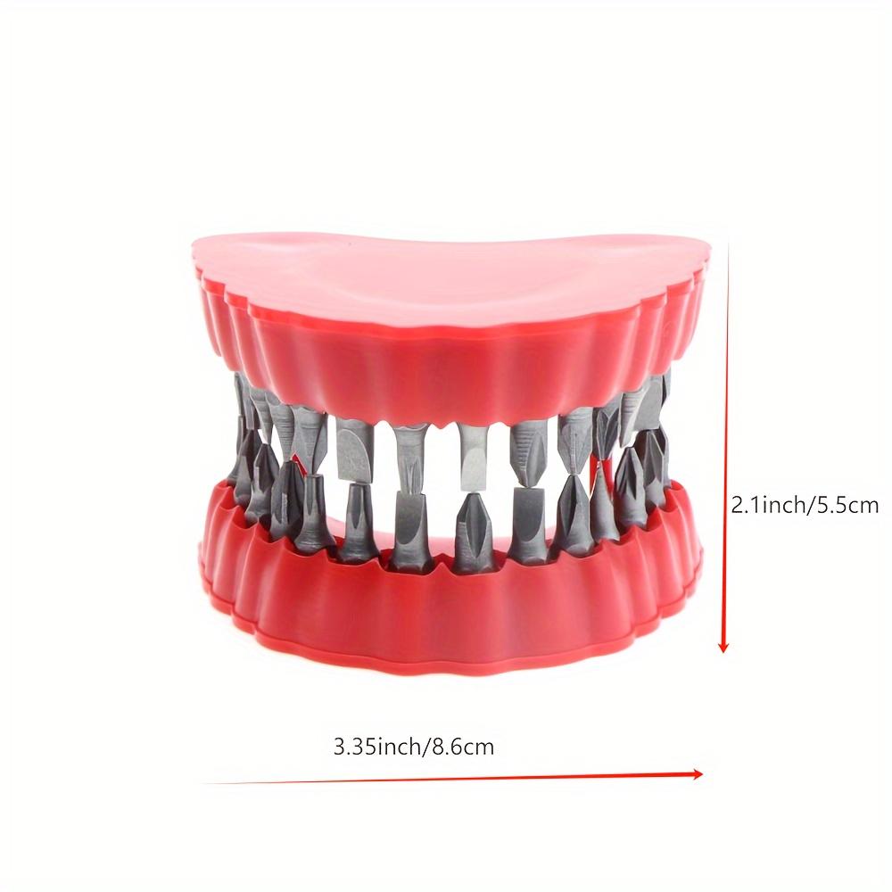 Dental Restorer Bit Holder: Metal and Plastic Set with Hexagonal Bits for DIY Projects