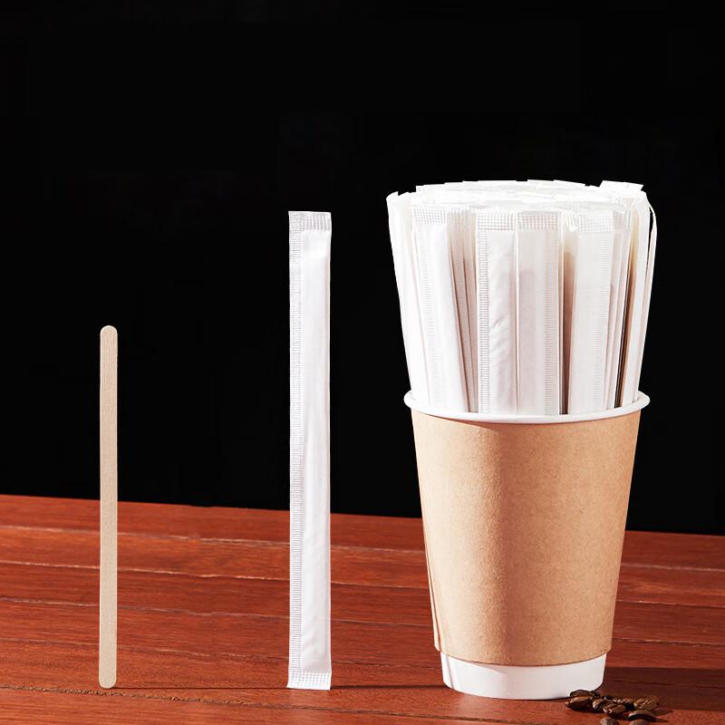 Disposable Wooden Coffee & Beverage Stirrers, 17.8cm (1000-Count)