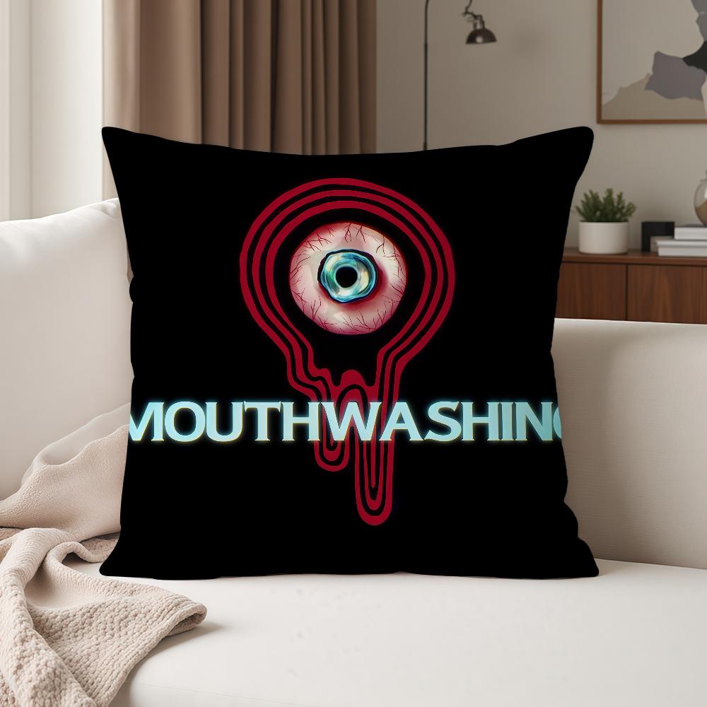 

Hot Horror Game Mmouthwashing Pillow Case Suitable For Bedrooms Living Rooms Cars Home Decoration 30cmx30cm