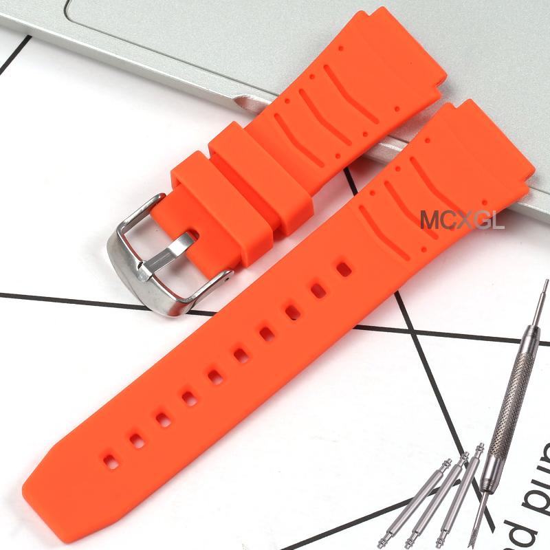 Men's Silicone Watch Strap Replacement Fit for Casio PRG-80 PAG-80 PRW-1000 PRW-1100 Rubber Watch Bands Wristband Bracelet