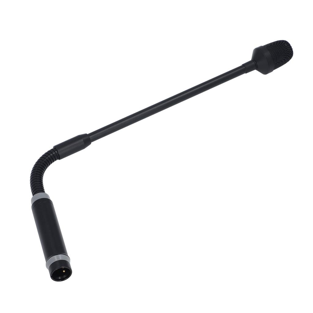 Dynamic Gooseneck Microphone 3 Pin XLR Male Adjustable Hose Professional Gooseneck Mic for DJ Mixer