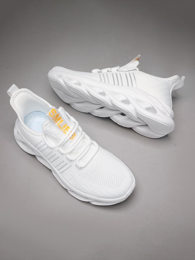 Moda Nowa Moda Buty Męskie Lato Casualowe Trampki Lekkie Męskie Buty Sportowe Siateczkowe Outdoorowe Odporne na Zużycie Męskie Trampki Popularny Model