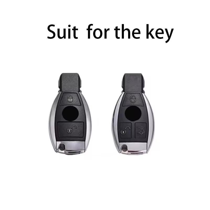 Pink Diamond Style TPU for Mercedes Benz A B C E Class GLS GLA GLK GLC CLS CLA AMG W204 W205 W212 W463 W176 Car Key Case Cover