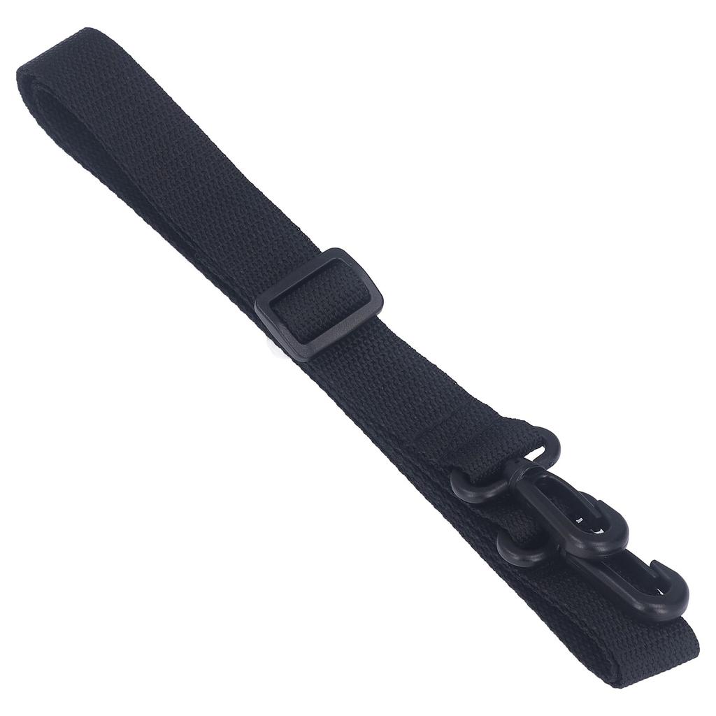 Adjustable Shoulder Strap Black Nylon Strap with Plastic Clips for Urine Drainage Catheter Bags