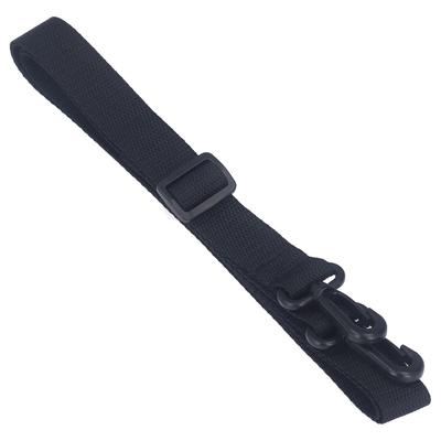 Correa de Hombro Ajustable Correa de Nailon Negro con Clips de Plástico para Bolsas de Catéter de Drenaje de Orina