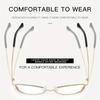Blue Light Blocking Glasses Photochromic Unisex Metal Frame For Butterfly Style Fashion Trend Eyewear For Men Women