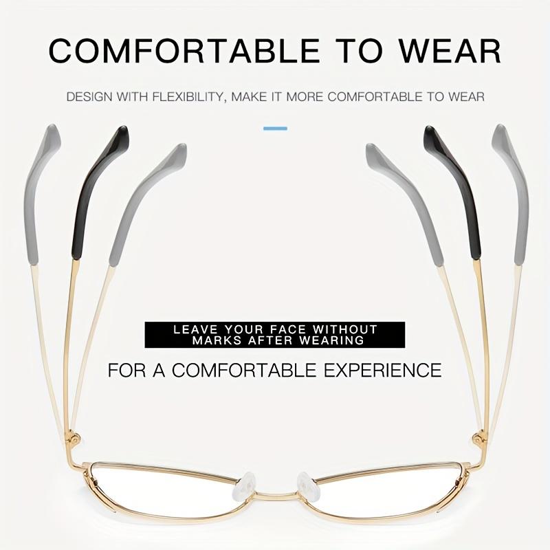 Blue Light Blocking Glasses Photochromic Unisex Metal Frame For Butterfly Style Fashion Trend Eyewear For Men Women