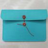 Felt Button-Closure File Bag for Office, Student, Tablet, and Exam Papers - Customizable