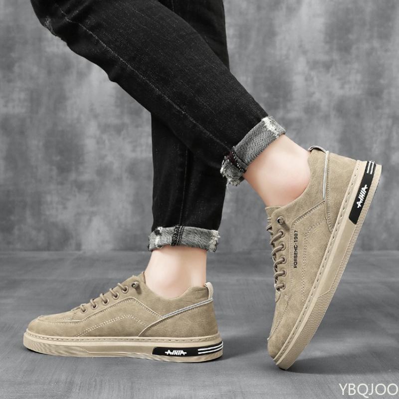 Spring new fashionable multifunctional men's thick soled casual shoes anti slip wear-resistant sports casual board shoes