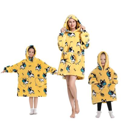 Kuscheliger übergroßer Decken-Hoodie-Sweatshirt zum Entspannen