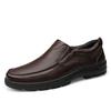 Newest High Quality Men'S Shoes 100% Genuine Leather Casual Shoes Men Luxury Dad Slip On Shoes Cow Leather Loafers Plus Size 36-46