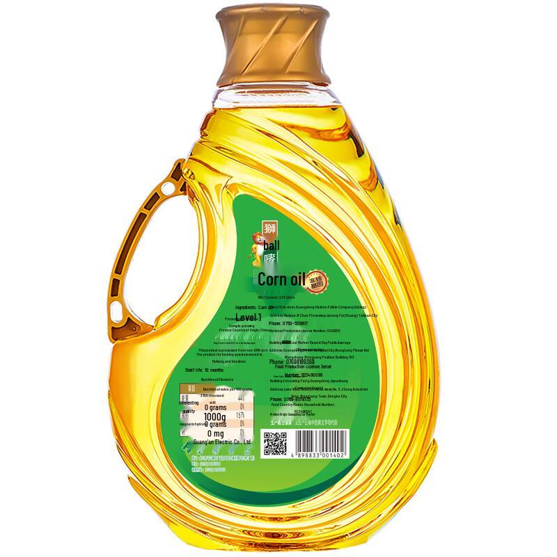 Lion & Globe Non-GMO First Press Corn Oil 2.38L