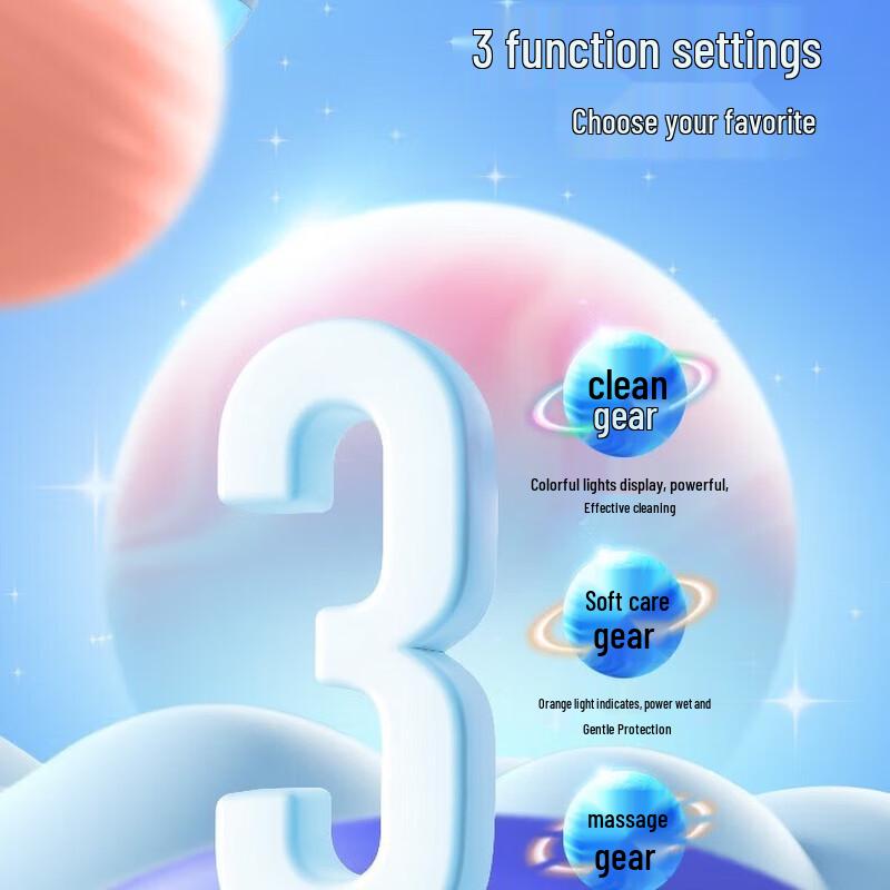 Aqi Kids' Rechargeable Sonic Electric Toothbrush Set