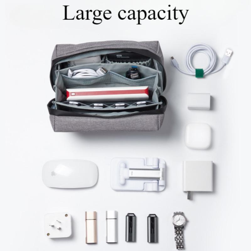 Travel Electronic Organizer Portable Cable Storage Bag Waterproof Electronic Accessories Organizer For Cord Charger Earphone