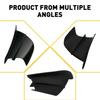 OXILAM Modification Motorcycle Fixed Wind Aerodynamic Wing Kit Replac Spoiler 2X