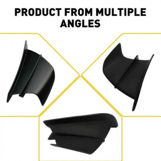 OXILAM Modification Motorcycle Fixed Wind Aerodynamic Wing Kit Replac Spoiler 2X