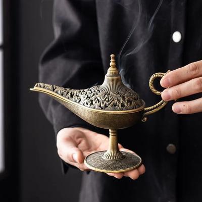 Aladdin's Lamp Incense Burner Indoor Aromatherapy Burner Ornament