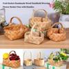 Handgeweven Houten Mand Woondecoratie / Restaurant Serveertafelblad Display