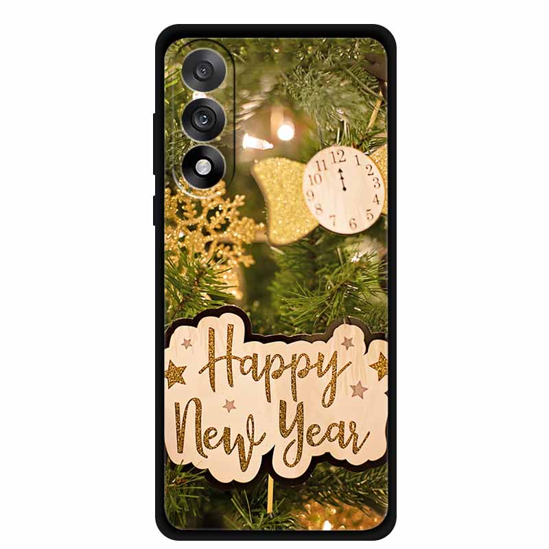 Christmas Phone Cases For OnePlus Nord 5 5G Case Shockproof Silicone Soft Black Cover Christmas Tree for 1+ Nord 5 5G Back Cover