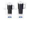 Multi-color Multi-Capacity Stainless Steel Vacuum Insulated Car Cups Leak-Proof Custom Logo Printing Available for Presents Home