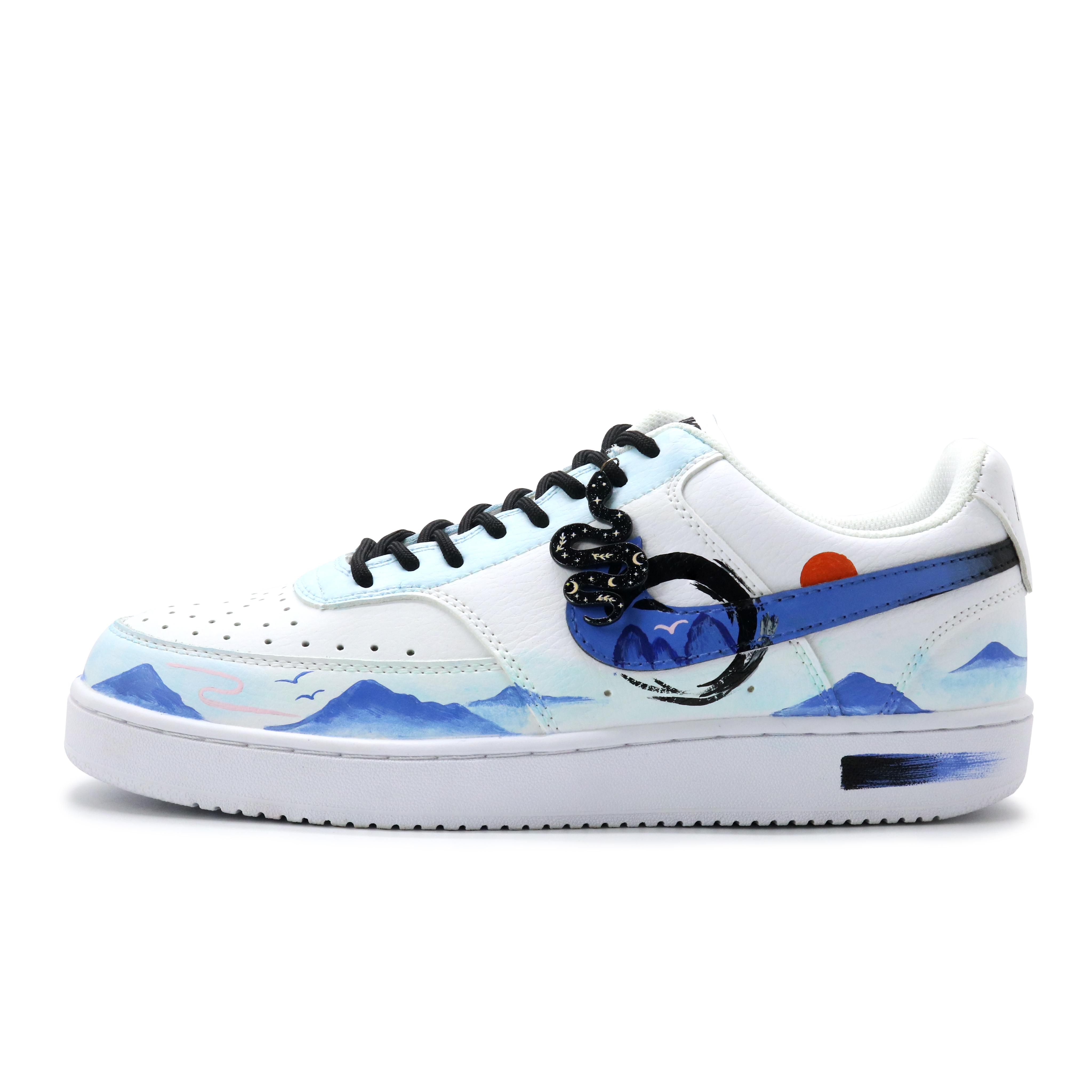 

Nike Court Vision Old Acquaintances From Jianghu, Solitary Shadow On The Cold River PU DH2987-101(team1925 ) 40.5