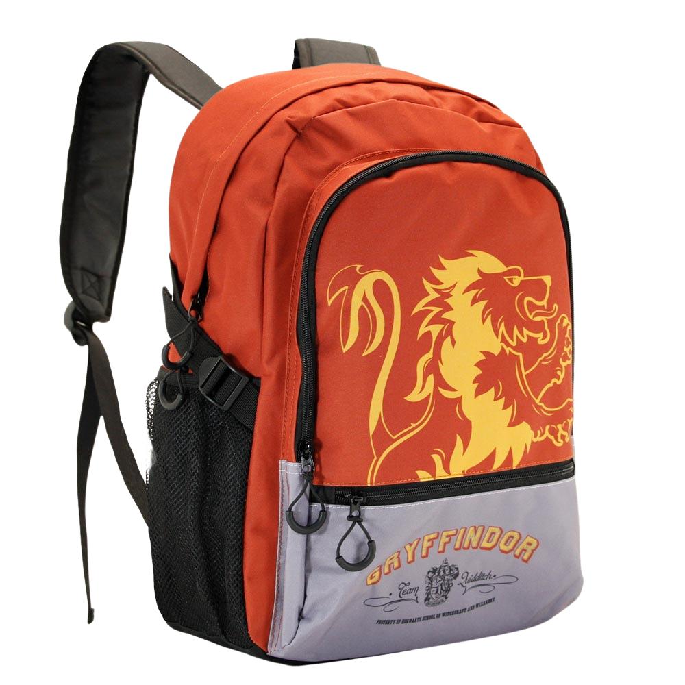 Plecak Dwukomorowy Szkolny Harry Potter Gryffindor Czerwony 31X44X18Cm
