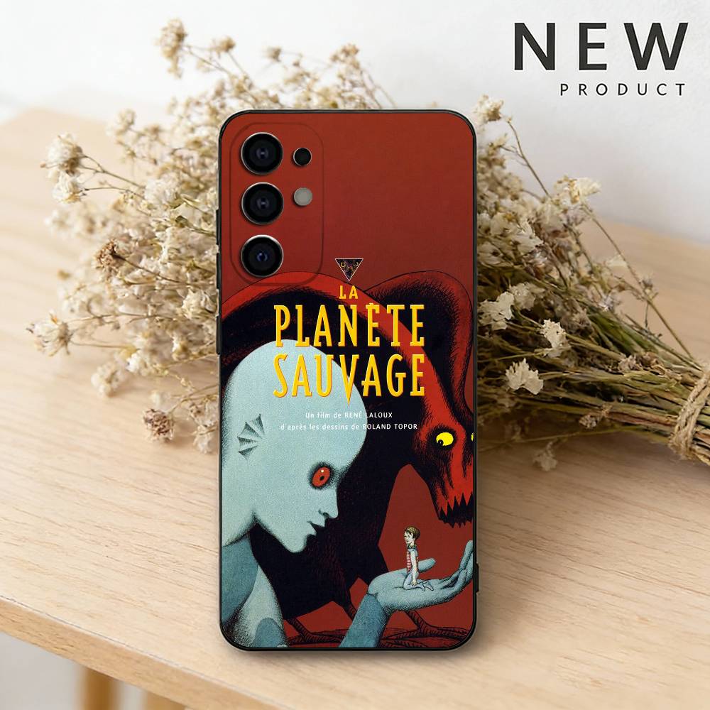 F-Fantastic Planet La planete sauvage Phone Case For Samsung S26,25,24,23,22,30,21,10,9,Ultra,Plus,Lite Black Soft Case Samsung S20ULTRA5G
