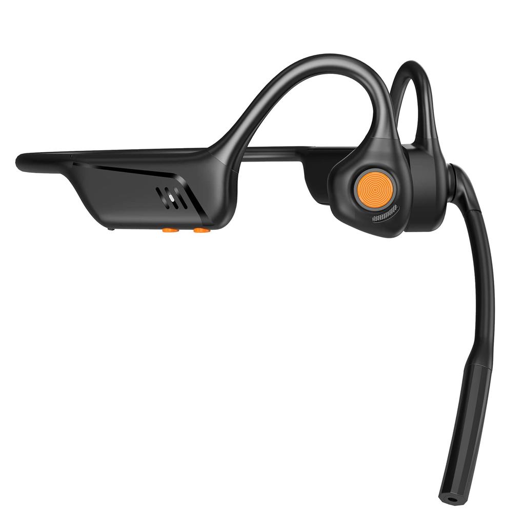 Eppfun Air Conduction Bluetooth Headset with Evolution of Bone Conduction CVC Call Noise APTX For Conference Microphone, Earphones, 8.0 Canceling,