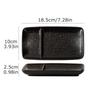 1PC Japanese Style Exquisite Plate Modern Sushi Tray Practical Ceramic Multi Compartment Plate
