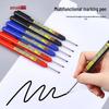 Refillable Waterproof Long-Tip 30MM Woodworking Marker Pen with Deep-Hole Non-Fading Ink