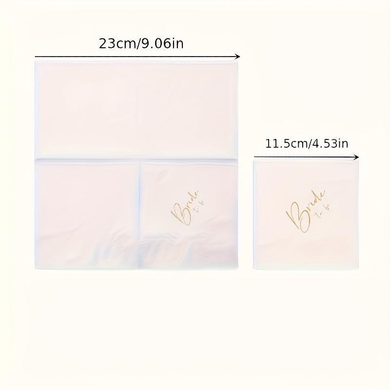 20PCS Bride To Be Napkin Wedding Dinner Table Atmosphere Decoration Engagement Party Napkin Dining Table Disposable Paper
