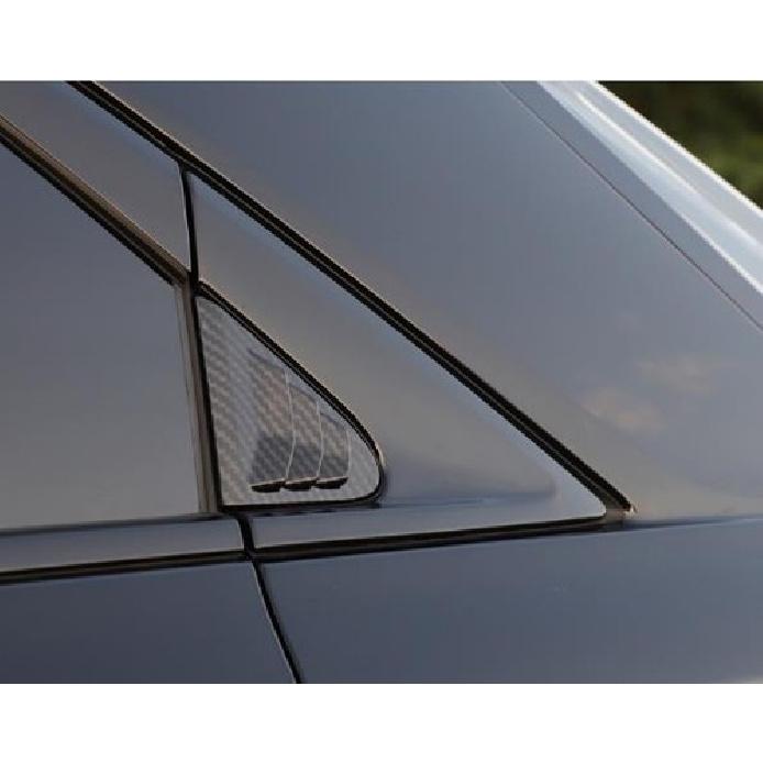 Carbon Fiber Rear Window Louver Shutter Cover Trim For Cadillac XT4 2018-2022