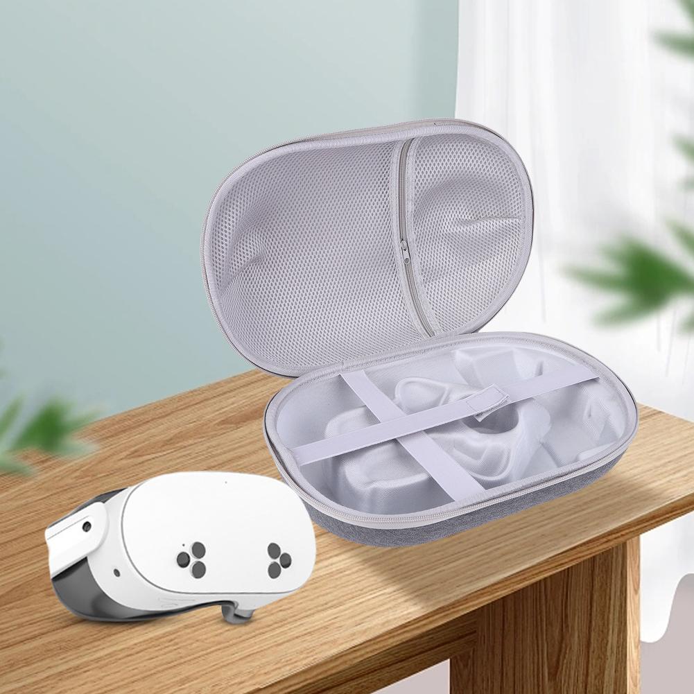 Carrying Case for Meta Quest 3S VR Headset/Controller/Head Strap Larger Capacity Storage Bag Anti-fall Protective Carry Bag