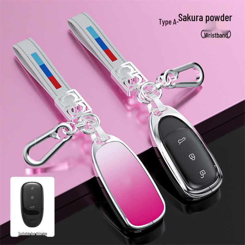 Compatible with Ideal L9 Key Case: 2022 Full Coverage Metal Remote Control Protective Shell for Men and Women