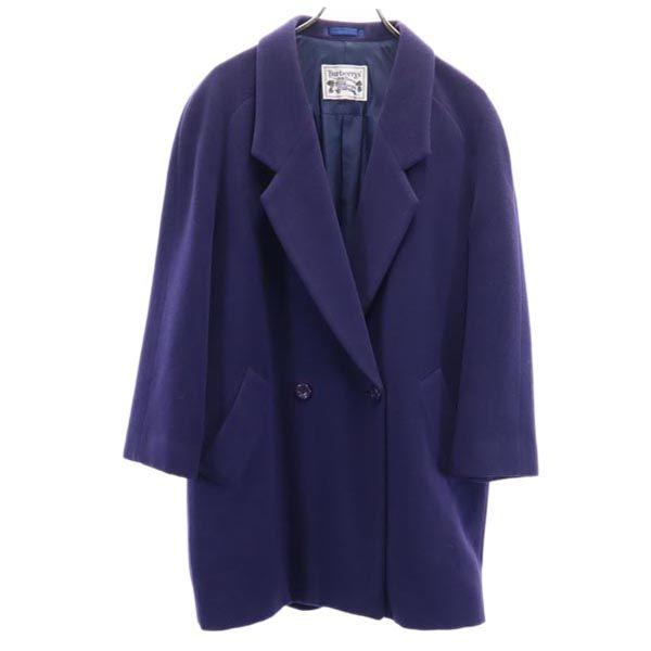 

Burberrys 90-х годов шерстяное пальто Честер 11AR фиолетовое Женское Б/У