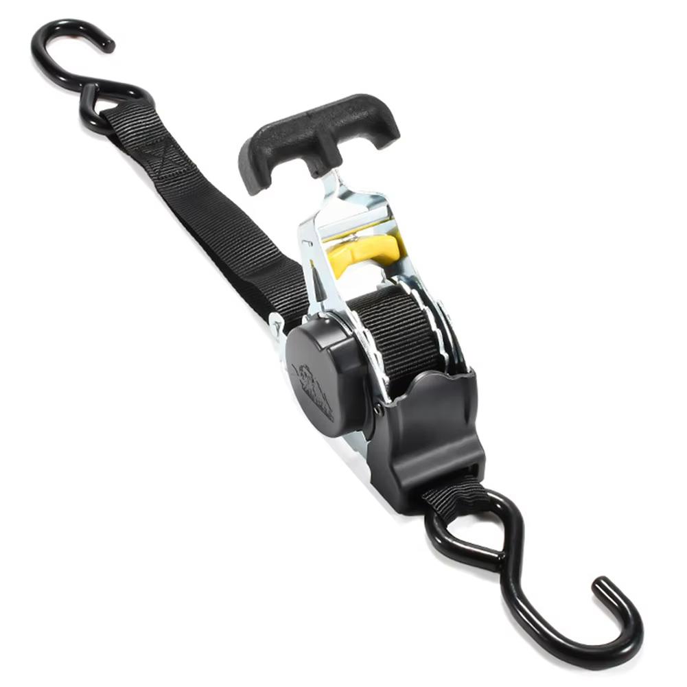 Correa de amarre retráctil automática de 3,3 m Cinturón de sujeción de equipaje para coche, motocicleta, viaje por cuenta propia