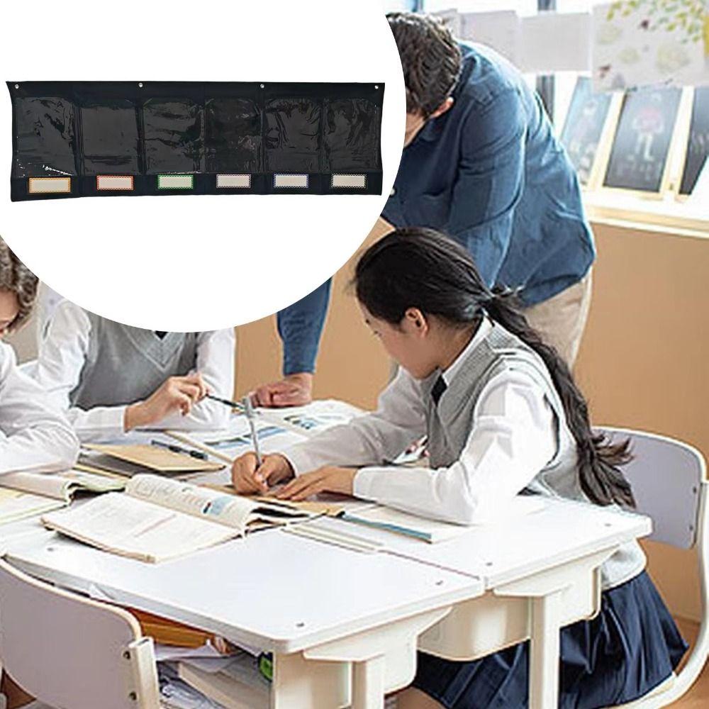 Wandmontierte horizontale Aufbewahrungstaschen-Tafel Wiederverwendbare Aktenaufbewahrungstaschen-Tafel Haushalt