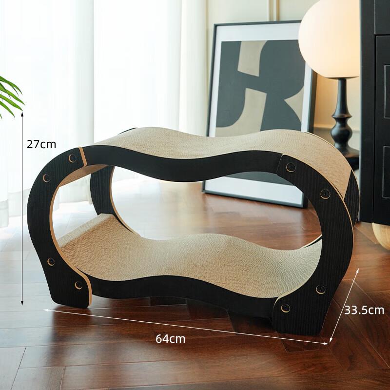 Cat Sofa Protector Double Curved Corrugated Scratcher