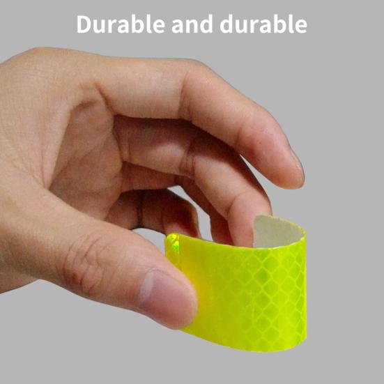 10Pcs Rectangle Shape Reflective Decals Decorative Creative Waterproof Reflective Sticker for Car