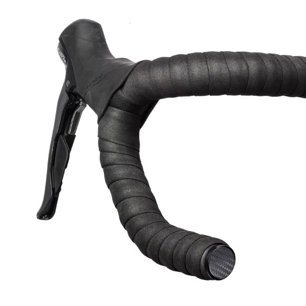 1Pair Bicycle Handlebar Tape Anti-Slip Damping Cycling Road Bike Handle Belt Wraps With Bar End Plugs Accessories for Road Bike