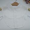 Chiffon Half-Shirt Lace Floral False Collar for Women's Shirt Detachable Collars Women Fuax Cols Clothes Accessories