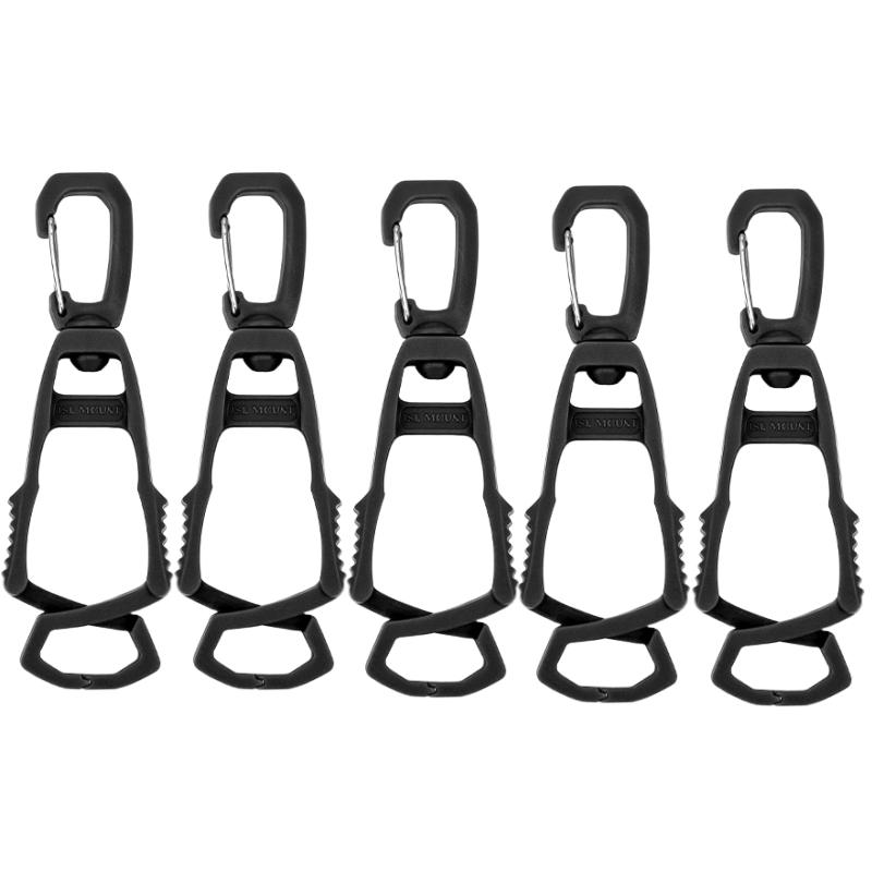 5pcs MultiPurpose Hook Plastic Clip Portable Polyoxymethylene Labor Protection Glove Clip Glove Anti Loss Clip Mountain Climbing