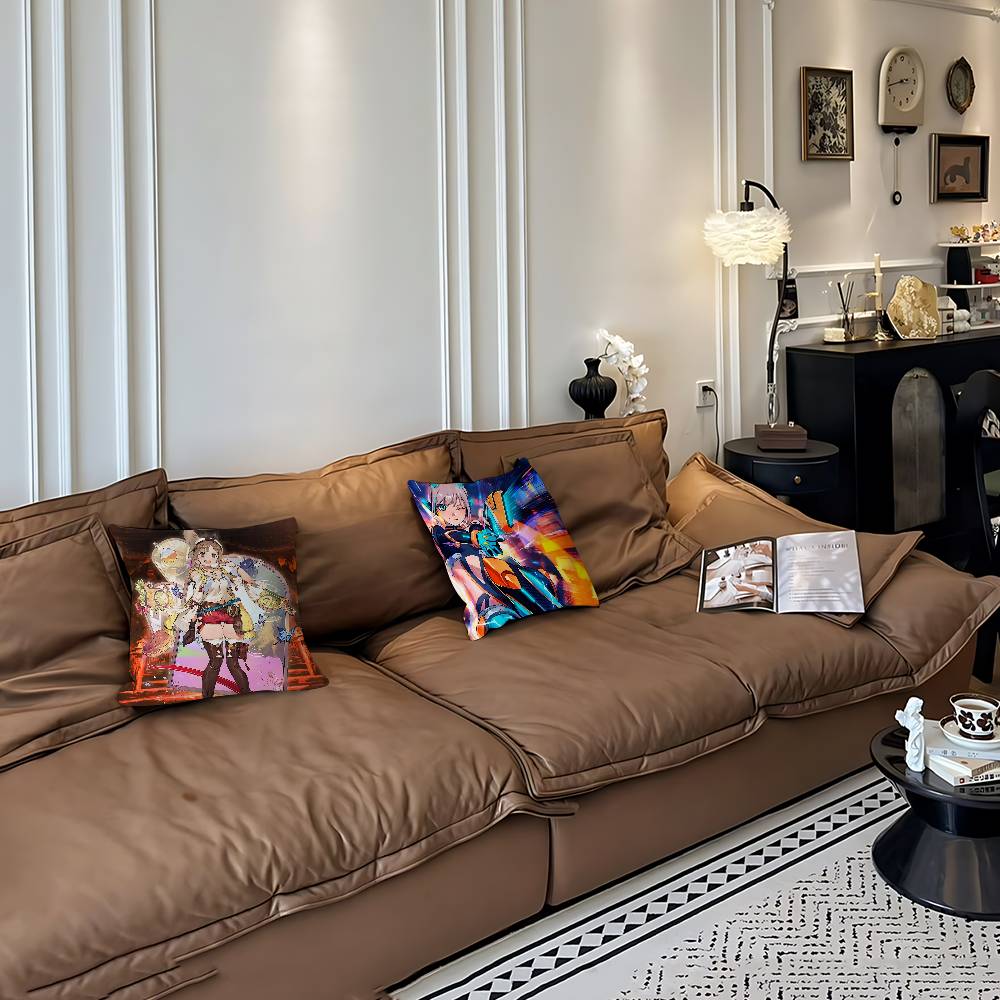 S-Slash Girl E-Endless Run Pillowcase Toon Gift Cushion Cover Bedroom Home Sofa Chair Seat Decor Pillow Case