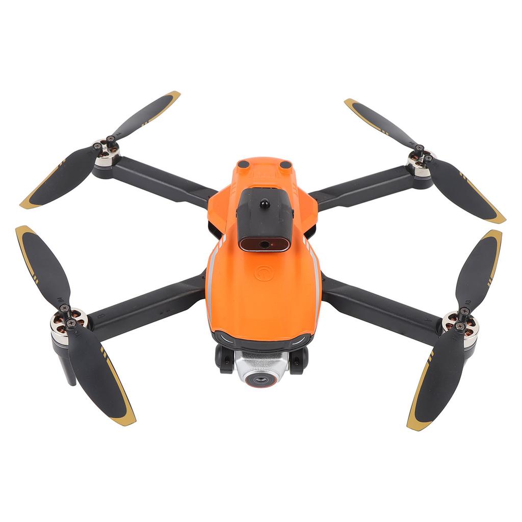 RC Drone with Double Camera Brushless Motor Drone Remote Controller with Screen Display Orange S9 3