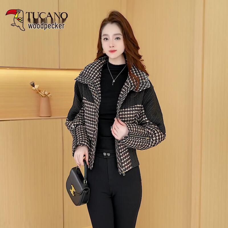 Specht Kurze Pflegeleichte Daunenjacke für Mütter