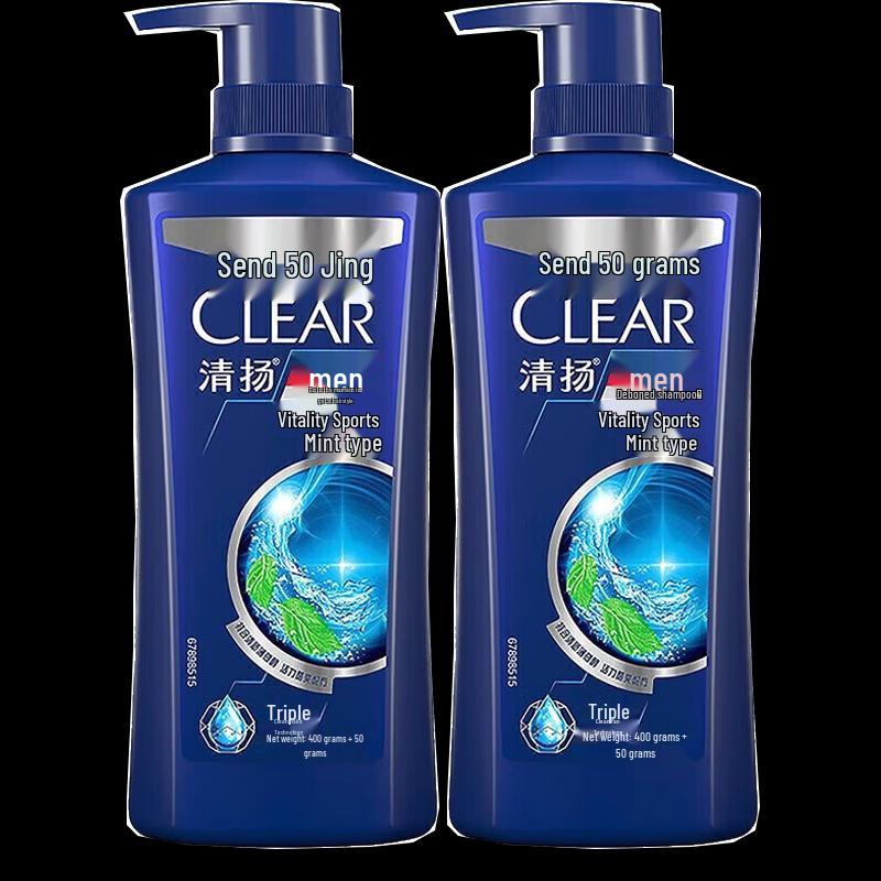 Clear Men Anti-Dandruff Shampoo, Dynamic Sport Mint
