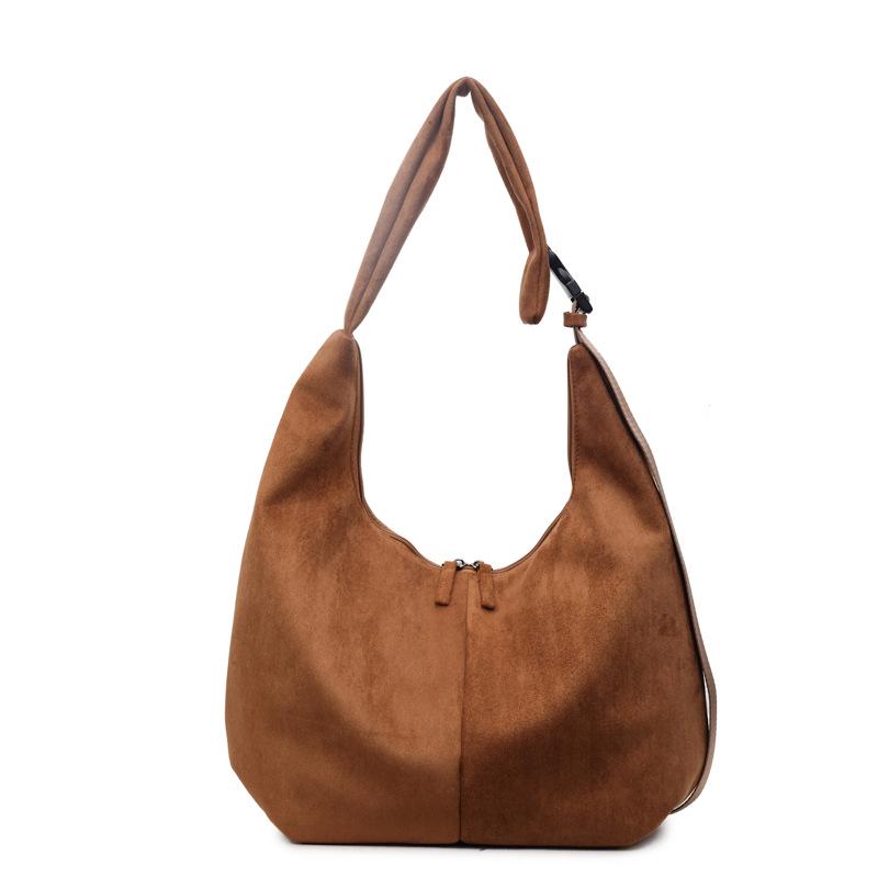 Vintage Large Capacity Women's Tote Bag - Autumn/Winter Minimalist Handbag, Versatile High-End Korean Shoulder Bag