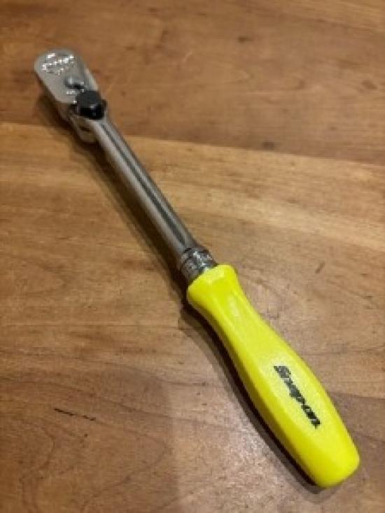 

Snap-on:tm: 3/8 drive FHD80MP Multi-Position Indexible Ratchet Hi-Viz Yellow