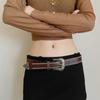 Punk Rivet Waist Belt Hip Hop PU Leather Belt Casual Women Waistband  Ladies